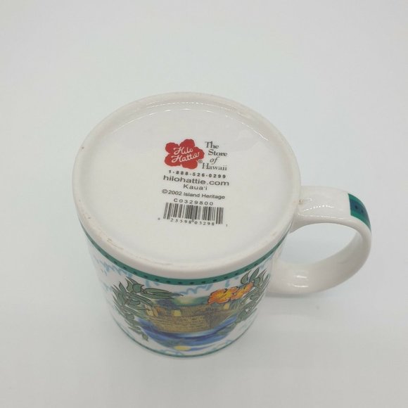 Hilo Hattie Coffee Tea Mug Kauai Souvenir  Mug 8oz Hawaii Travel 2002 Collector - Picture 12 of 12